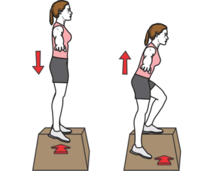 Eccentric single leg squat