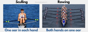 Sculling vs rowing